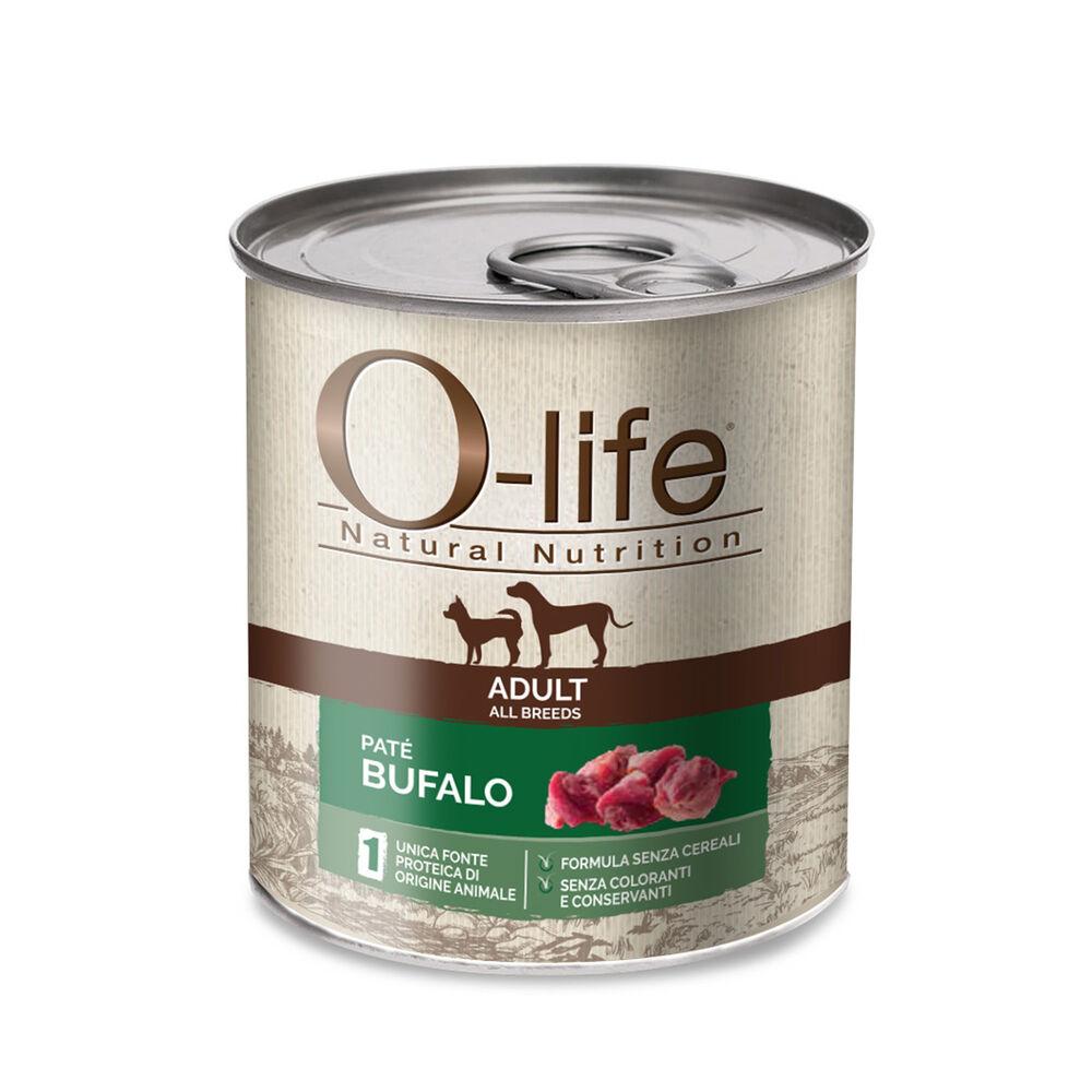 O-life Dog Adult All Breeds Paté Bufalo 400gr 000126725