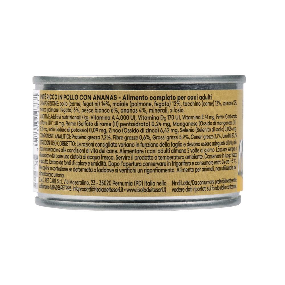Naturalpet Premium Dog Adult Paté ricco in Pollo con ananas 150gr 000126917 Acquista Ora