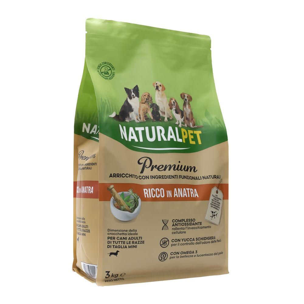 Naturalpet Premium Dog Adult Mini ricco in Anatra 3 kg 000125715
