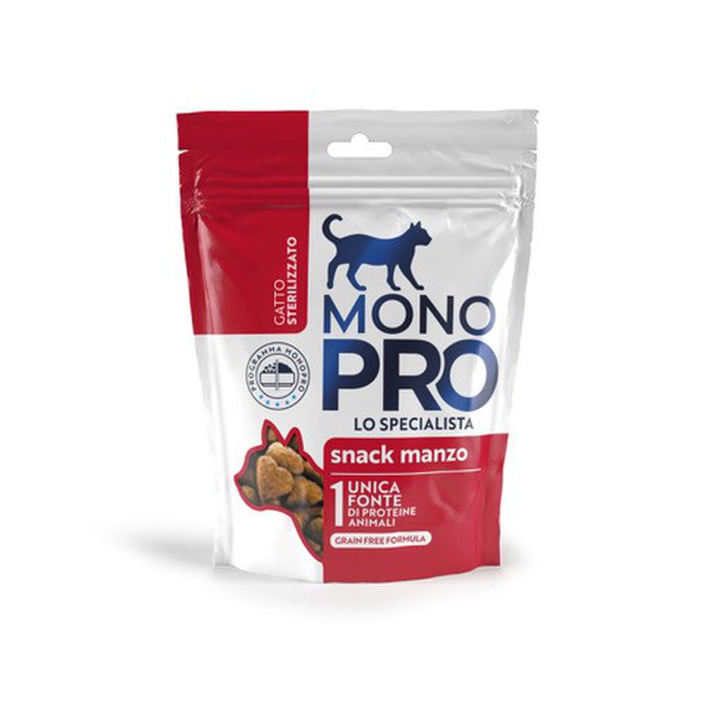 Monopro Cat Sterilised Snack Manzo 50gr 000150173