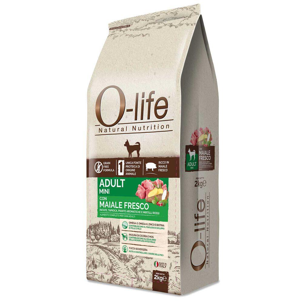 O-life Dog Adult Mini con Maiale Fresco 2 kg 000125365
