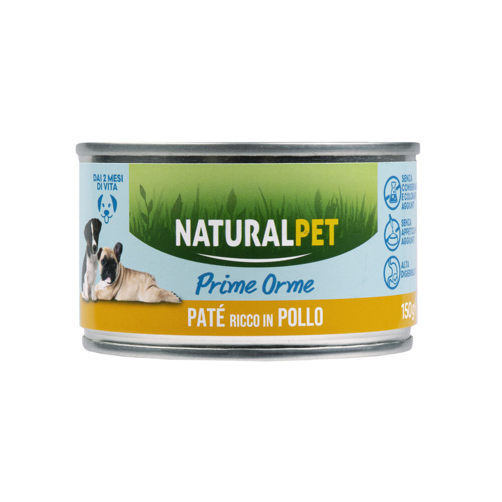 Naturalpet Prime Orme Puppy Paté ricco in Pollo 150gr 000126920 Vendita Economica