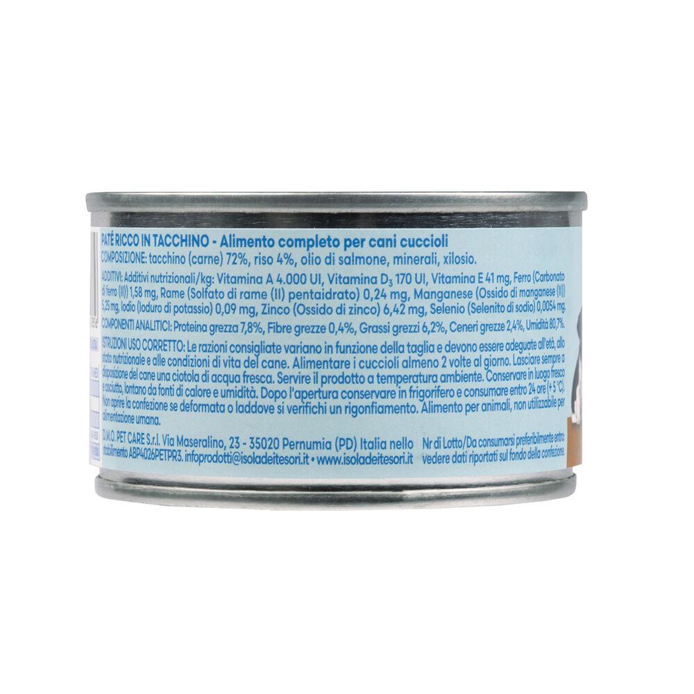 Naturalpet Prime Orme Puppy Paté ricco in Tacchino 150gr 000126921 Saldi Di Fabbrica