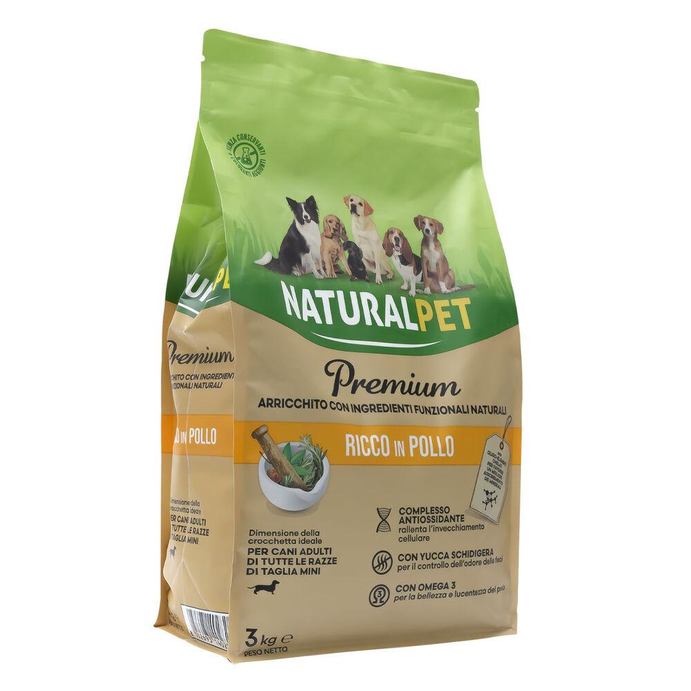 Naturalpet Premium Dog Adult Mini ricco in Pollo 3 kg 000125713