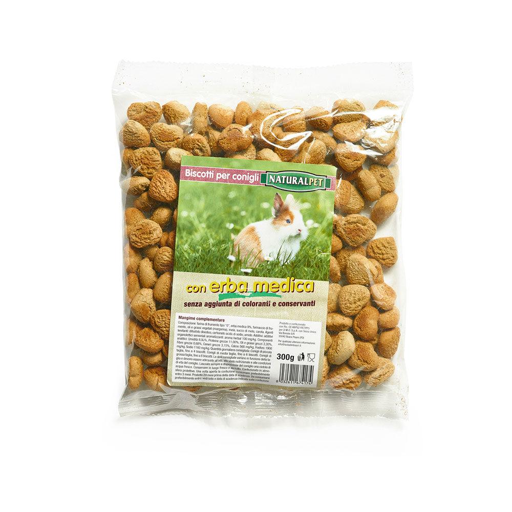 Naturalpet Biscotti Naturali con erba medica e mela 300 gr 000120830
