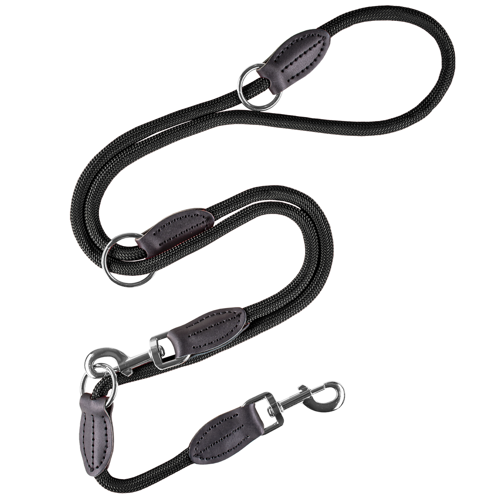 Petup Guinzaglio d'addestramento in corda 11x2000 mm Nero 000155146