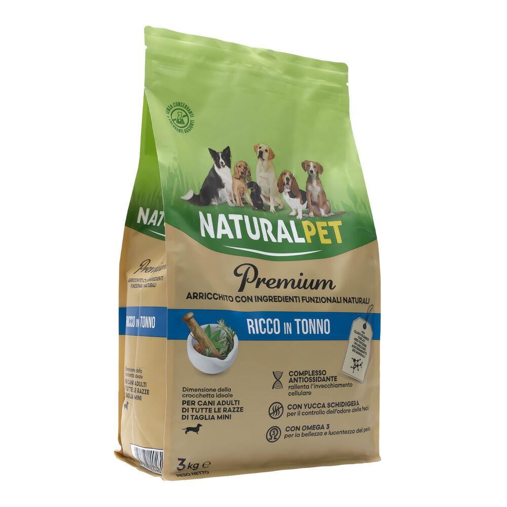 Naturalpet Premium Dog Adult Mini ricco in Tonno 3 kg 000125710