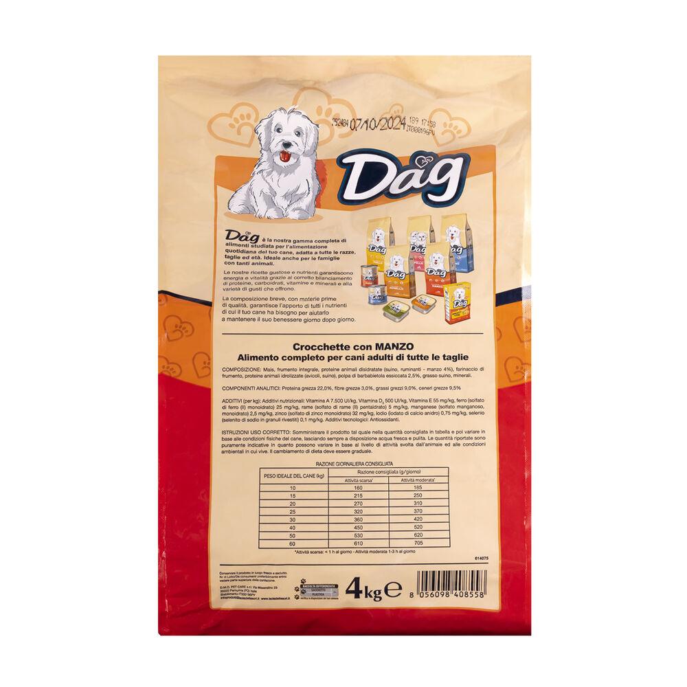 Dag Dog Adult All Breeds con Manzo 4 kg 000125686 Fino Al -60%