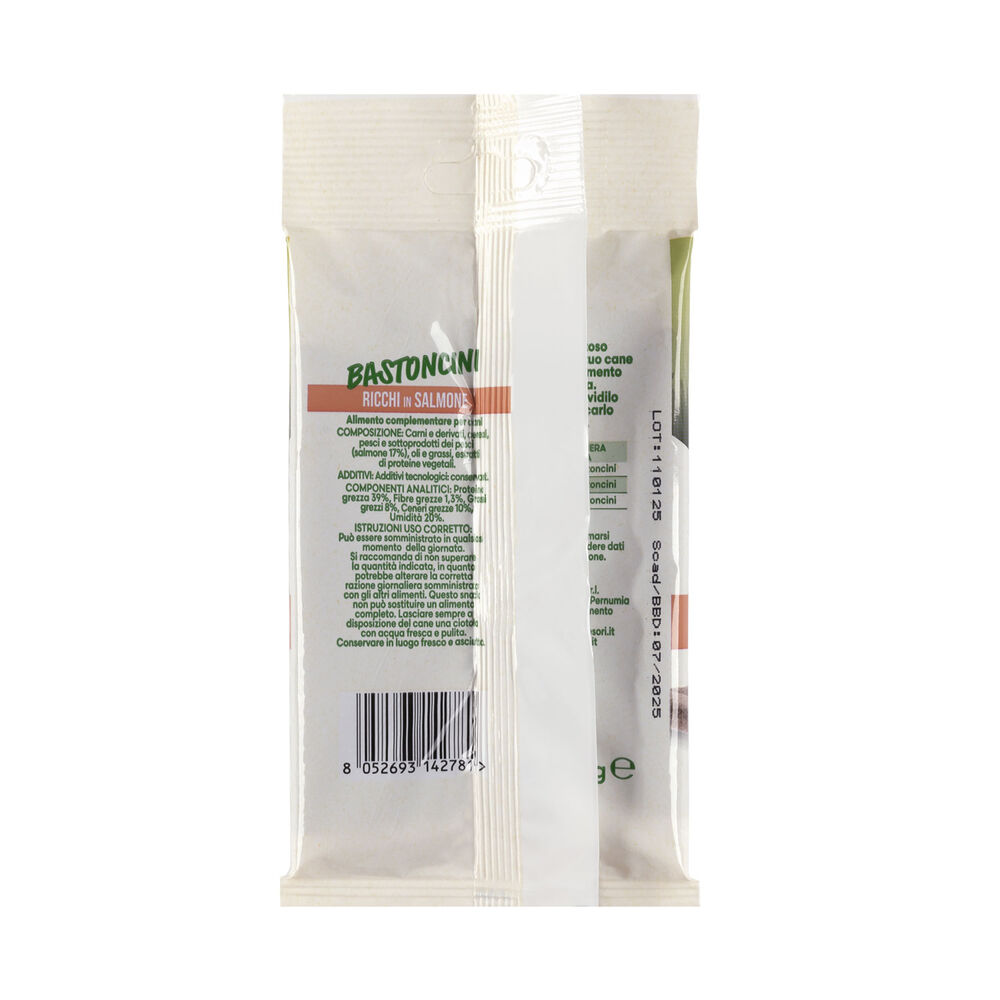 Naturalpet Snack Bastoncini ricchi in Salmone 10pz 90gr 000138816 In Vendita