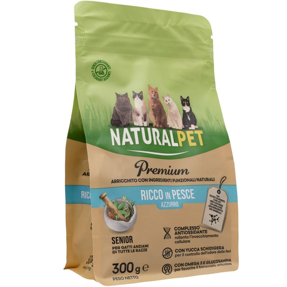 Naturalpet Premium Cat Senior ricco in Pesce Azzurro 300 gr 000141008