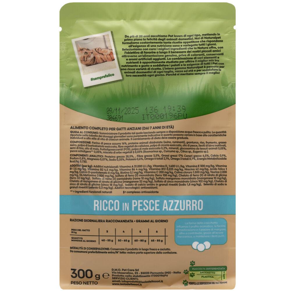 Naturalpet Premium Cat Senior ricco in Pesce Azzurro 300 gr 000141008 Saldi