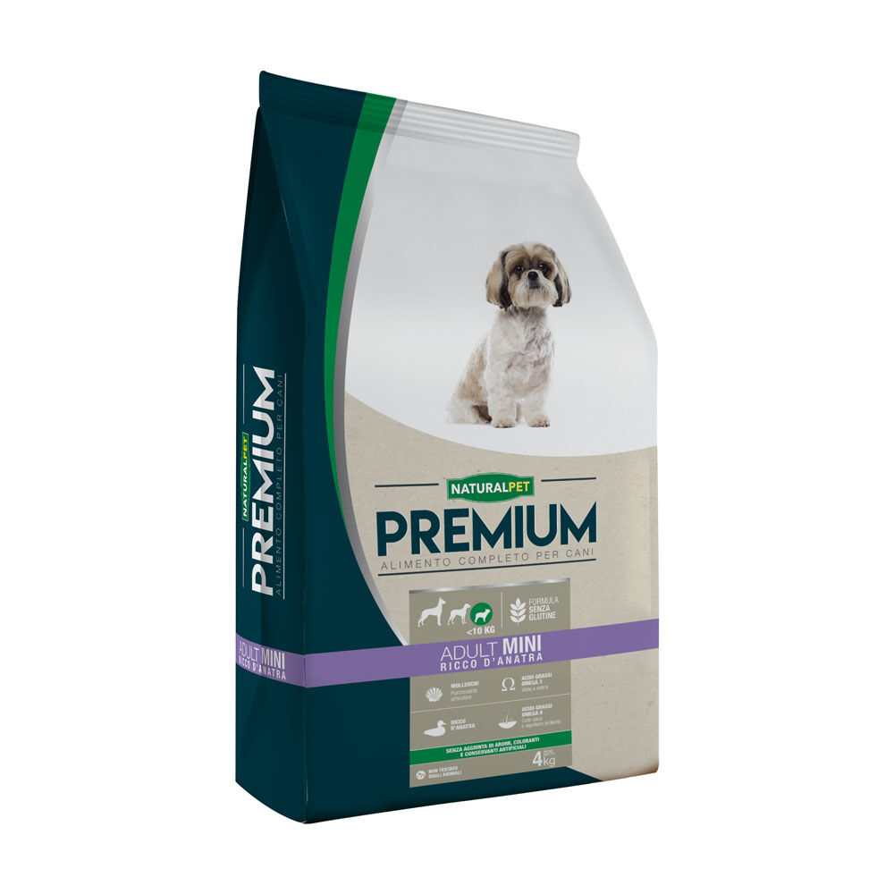 Naturalpet Premium Adult Mini Anatra 4 kg 000125101 Vendita