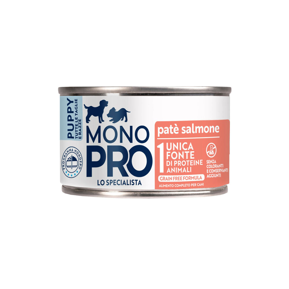 Monopro Puppy All breeds paté Salmone 150 gr 000126945