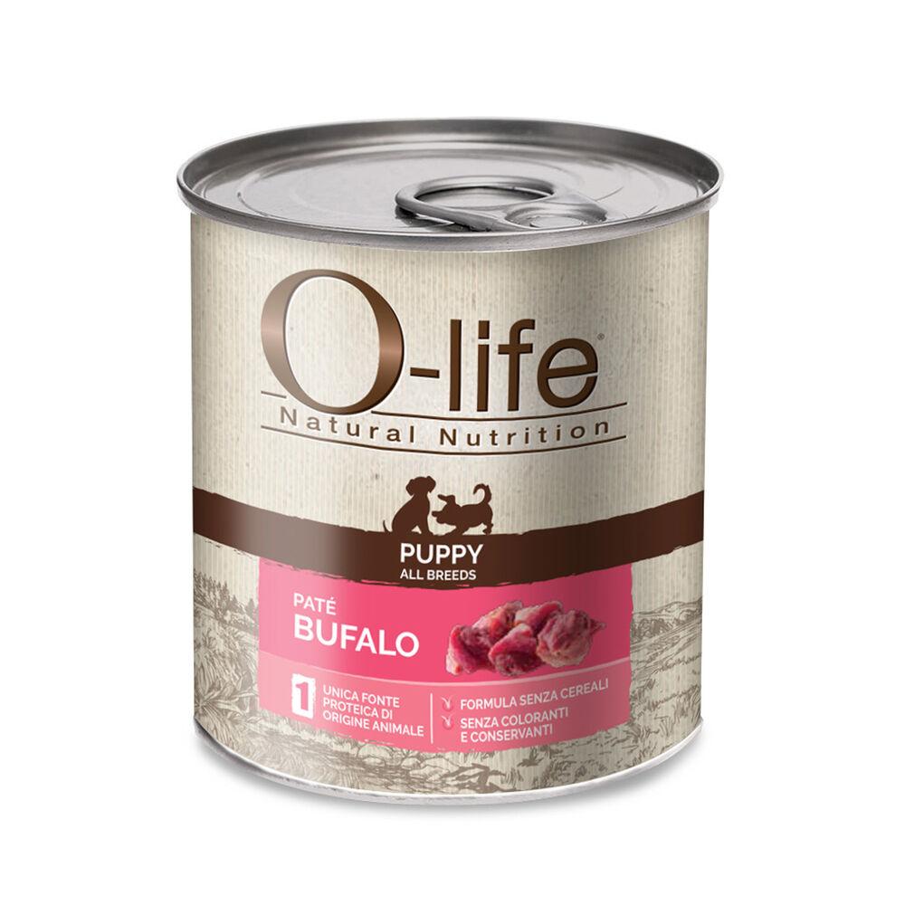 O-life Dog Puppy All Breeds Paté di Bufalo 400 gr 000126724
