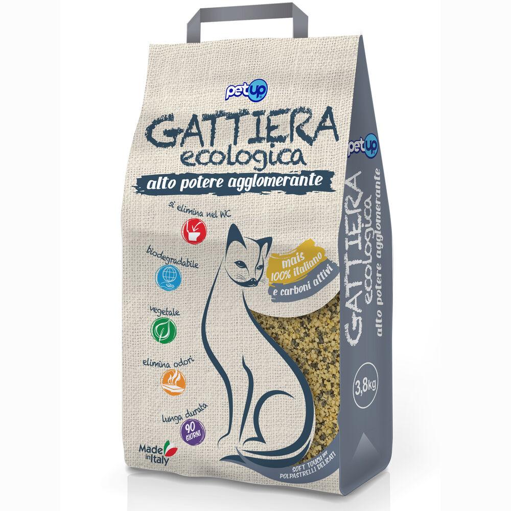 Petup Gattiera Eco Mais e Carbone attivo 3 8 kg 000181624