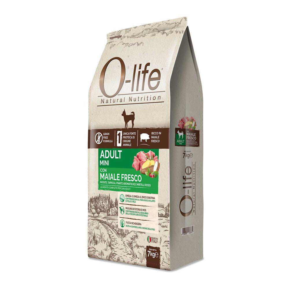 O-life Dog Adult Mini con Maiale Fresco 7 kg 000125366 Outlet