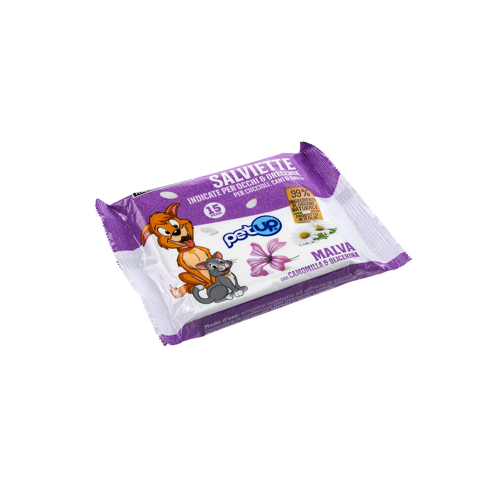 Petup Salviette per occhi e orecchie 15 pz 000181273 Negozio