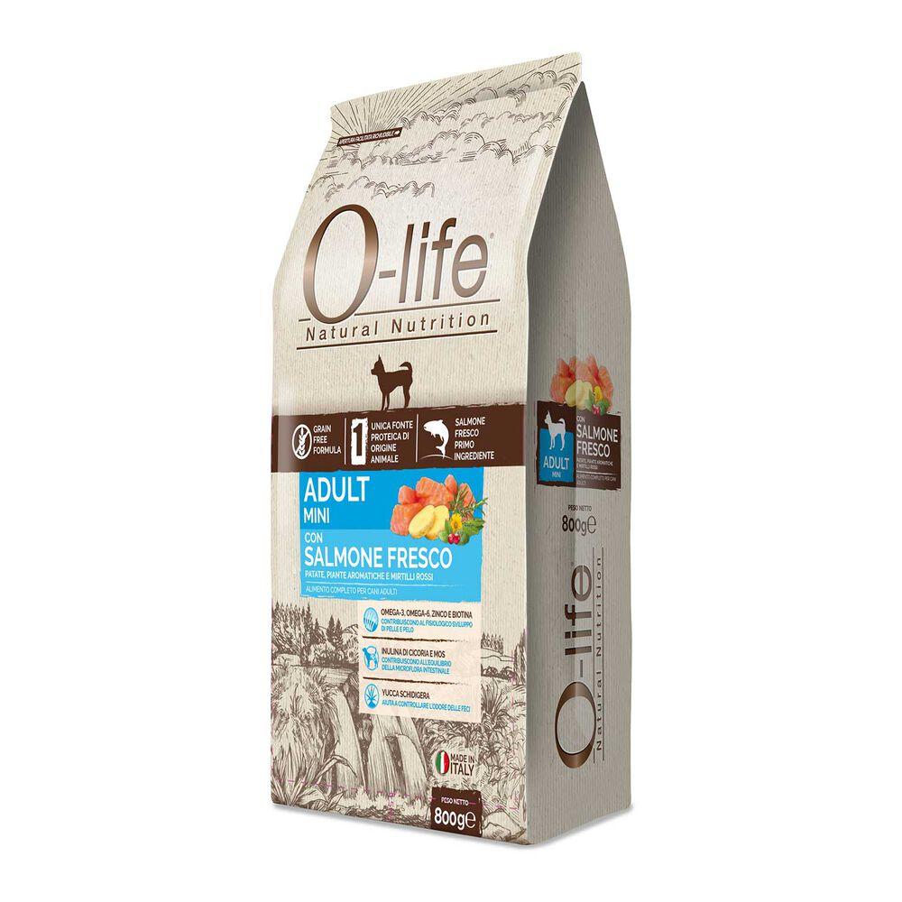 O-life Dog Adult Mini con Salmone Fresco 800 gr 000125496