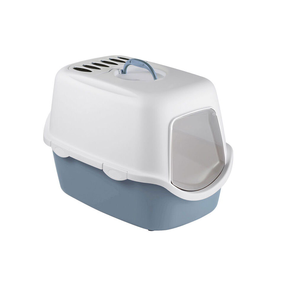 PetUp Toilette chiusa Milly per Gatti colore Blu Acciaio 000181630 Promozione temporanea