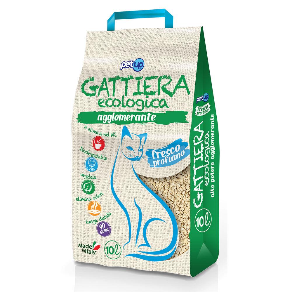 PetUp Lettiera Ecologica Agglomerante 10 lt 000181462 Limitato a 3 giorni