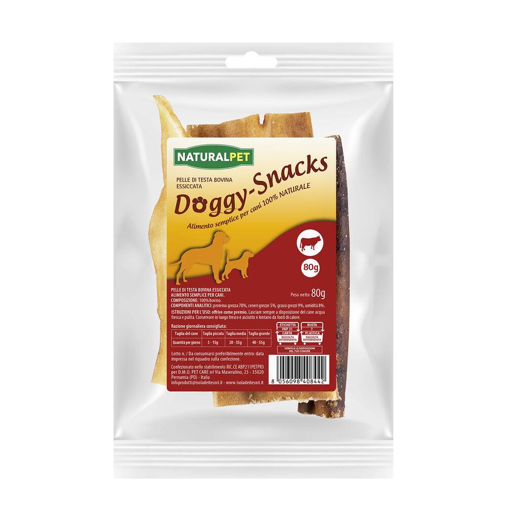 Naturalpet Pelle di Testa di Bovina essiccata 80 gr 000138763 Duty-free