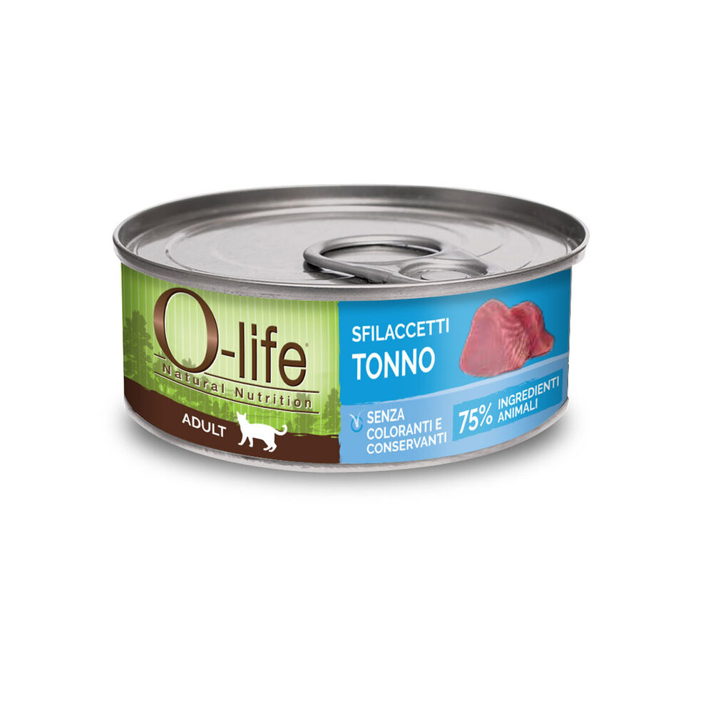 O-life Cat Adult Sfilaccetti di Tonno 70 gr 000143514