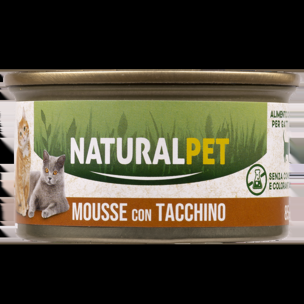 Naturalpet Cat Adult Mousse con Tacchino 85 gr 000142372