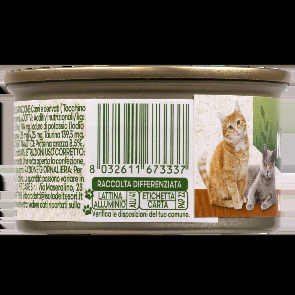 Naturalpet Cat Adult Mousse con Tacchino 85 gr 000142372 Vendita