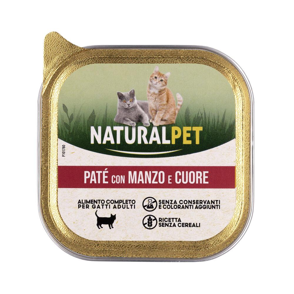 Naturalpet Cat Adult Paté con Manzo e Cuore 100 gr 000504505