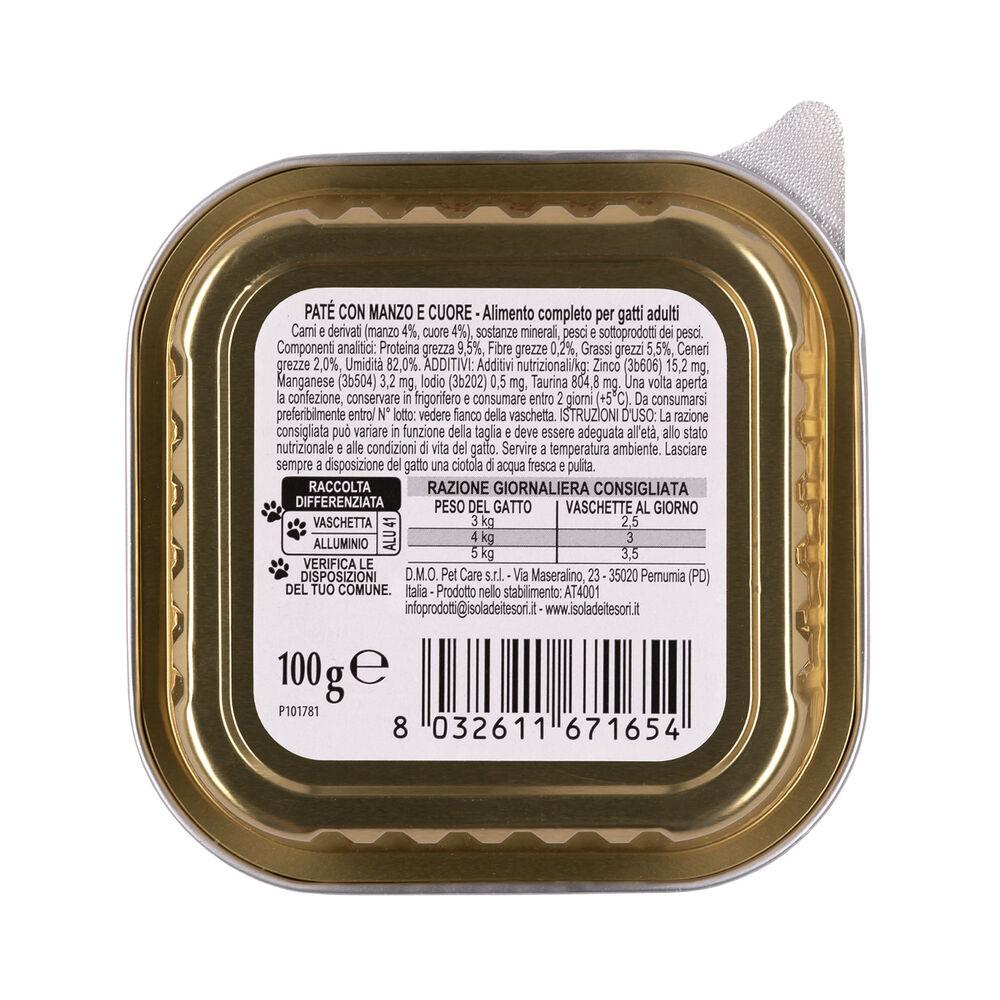 Naturalpet Cat Adult Paté con Manzo e Cuore 100 gr 000504505 Promozione