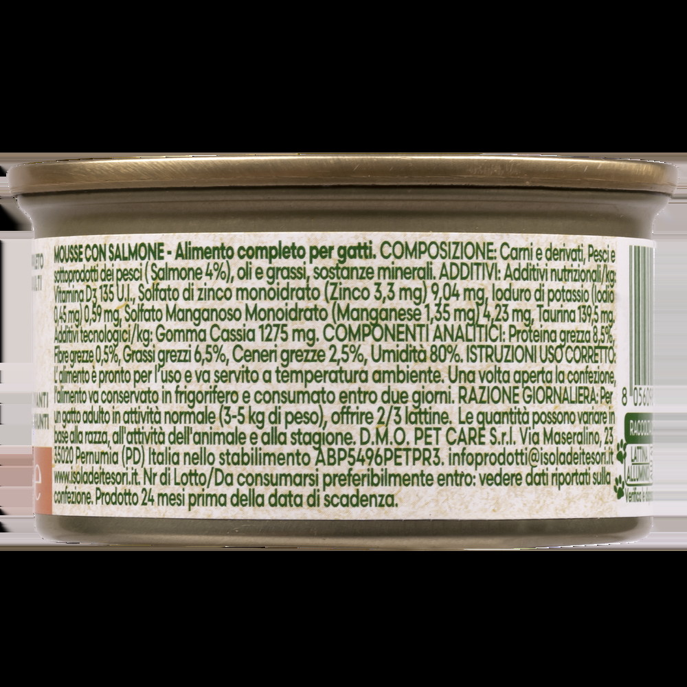 Naturalpet Cat Adult Mousse con Salmone 85 gr 000142779 Soddisfazione Garantita