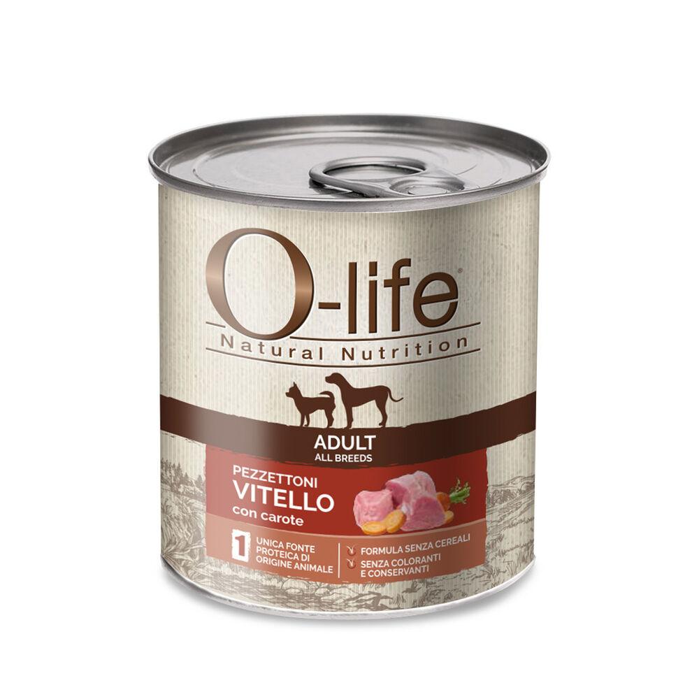 O-life Dog Adult All Breeds Pezzettoni di Vitello con Carote 400 gr 000126731 Acquista Ora