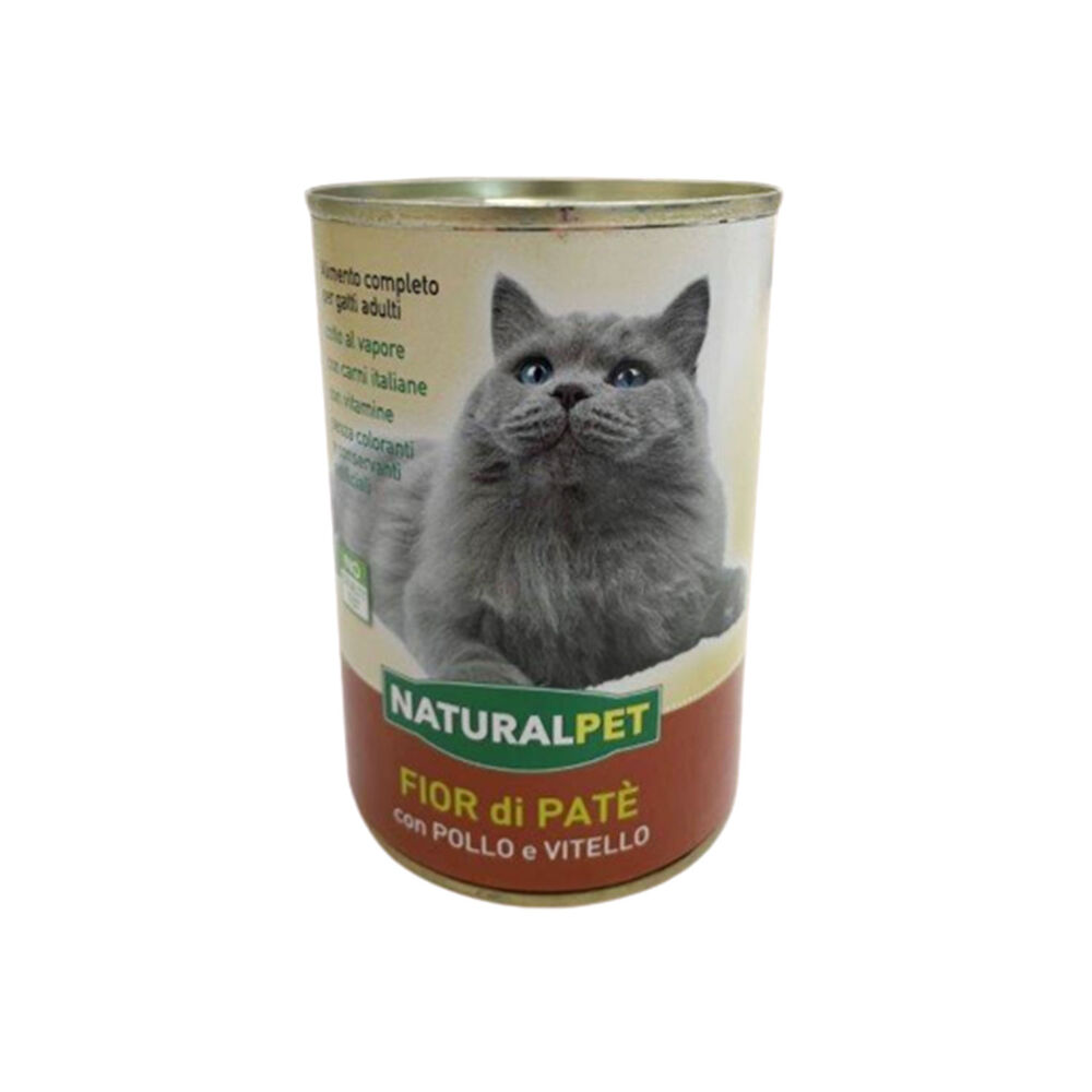 Naturalpet Cat Adult Paté Pollo e Vitello 400 gr 000504499 Promozione Limitata