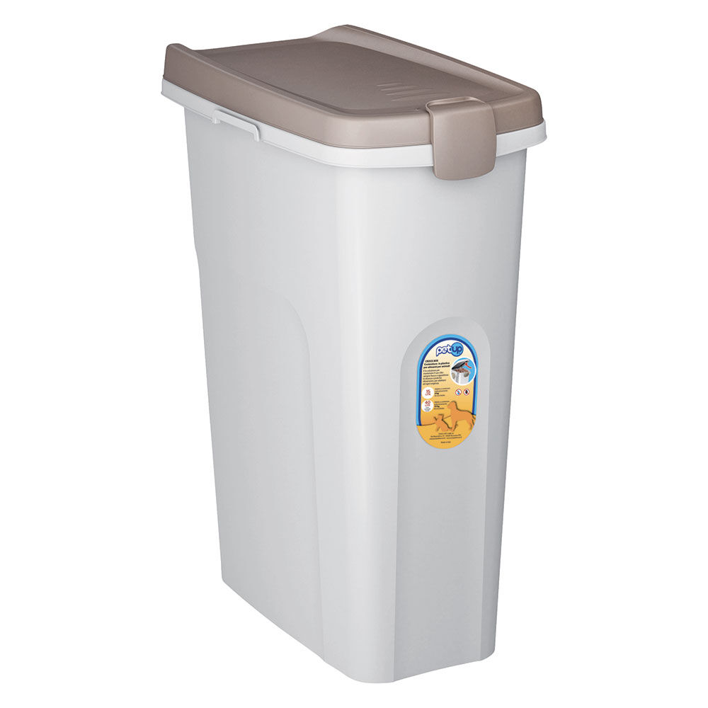 Petup Crock-box Bidone porta crocchette con ruote 40 Lt 000172318 Sottocosto