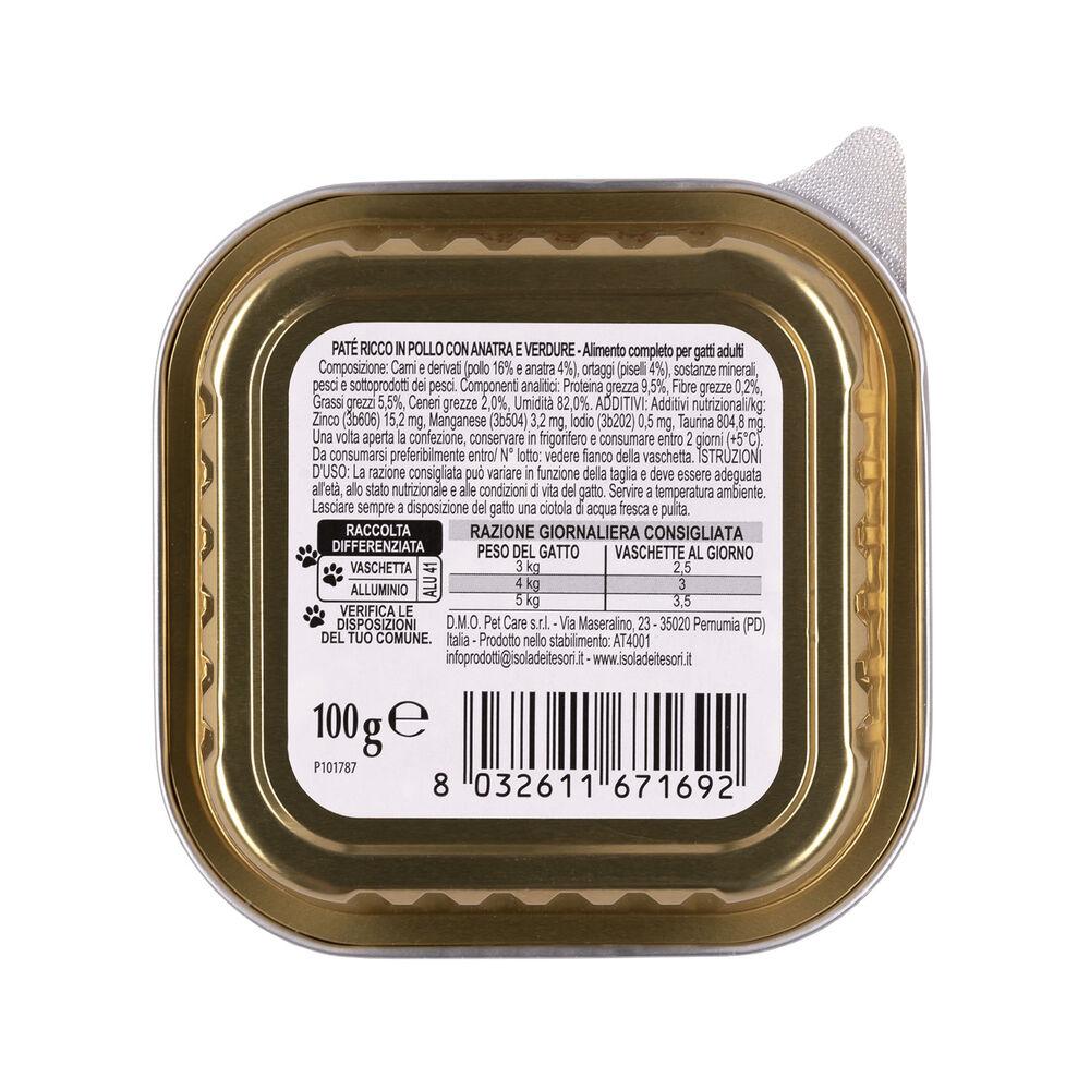 Naturalpet Cat Adult Paté riccon in Anatra Pollo e Verdure 100 gr 000504507 Online