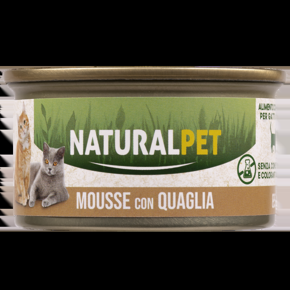 Naturalpet Cat Adult Mousse con Quaglia 85 gr 000143683