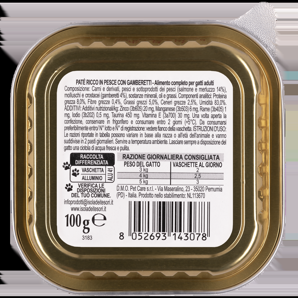 Naturalpet Cat Paté ricco in Salmone con gamberetti 100 gr 000143774 Offerte