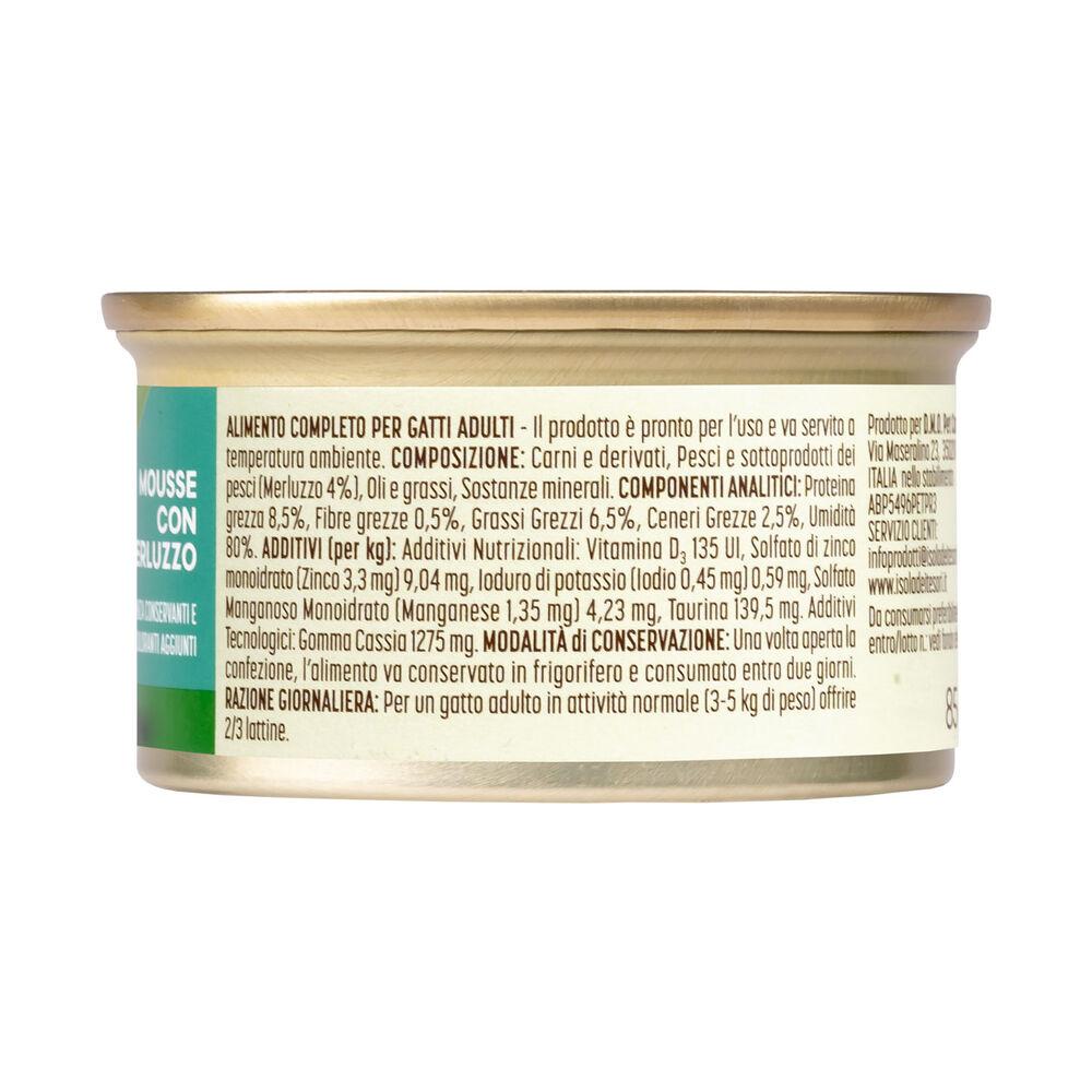 Naturalpet Equilibrio Quotidiano Cat Adult Mousse con Merluzzo 85 gr 000143681 Saldi Di Fabbrica