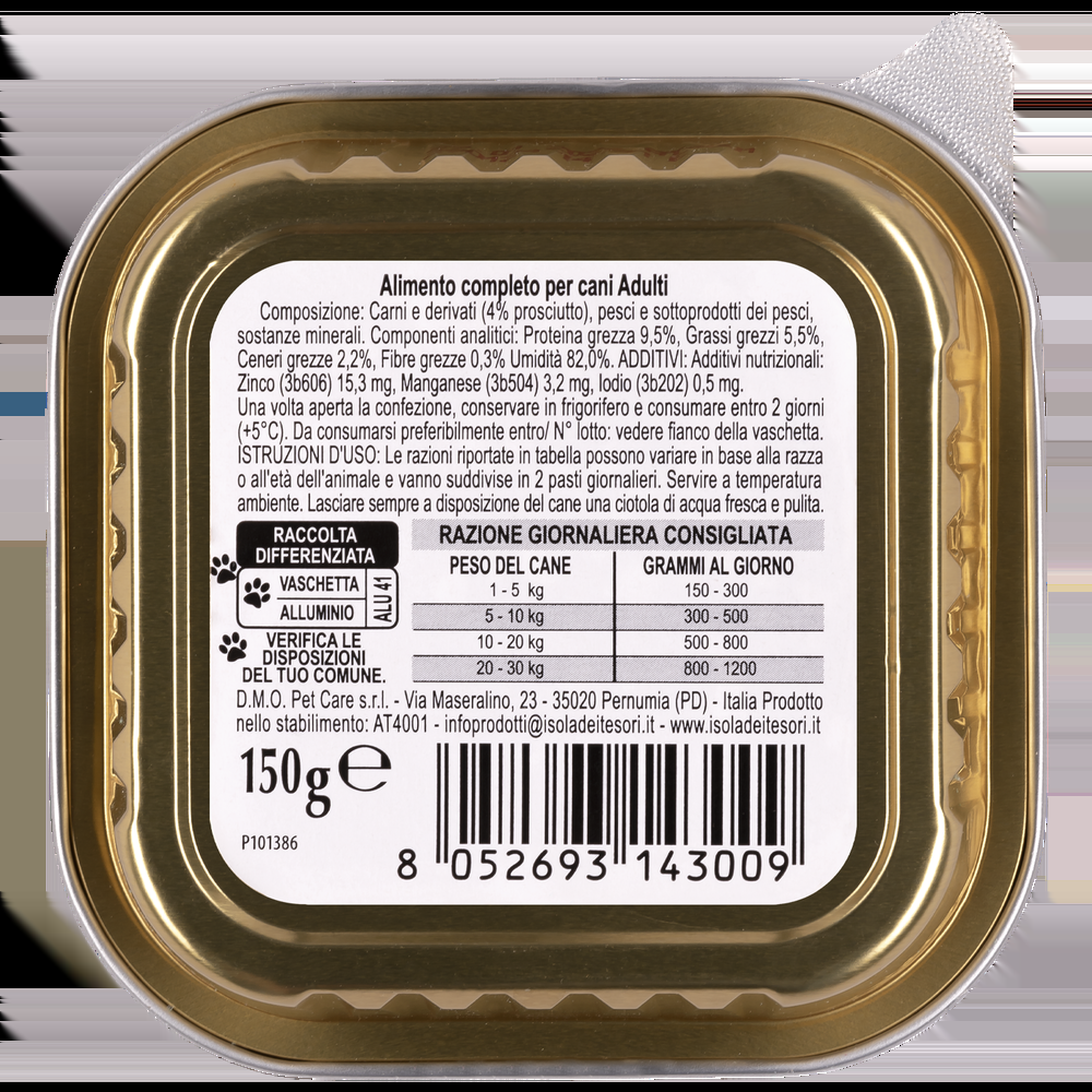 Naturalpet Dog Adult Paté con Prosciutto 150gr 000126873 Negozio