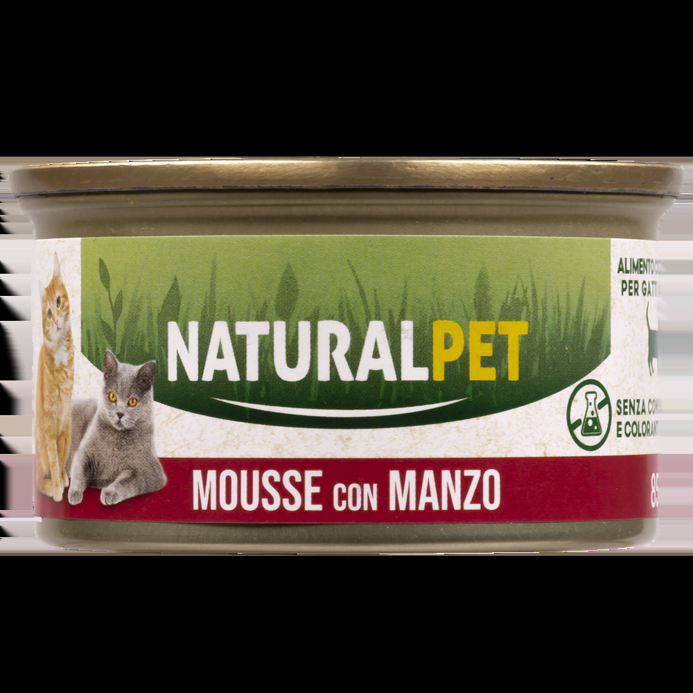 Naturalpet Cat Adult Mousse con Manzo 85 gr 000142364
