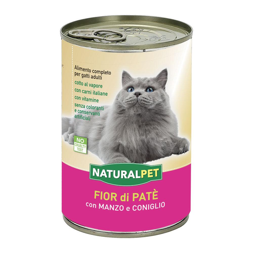 Naturalpet Cat Adult Paté con Manzo e Coniglio 400 gr 000504502