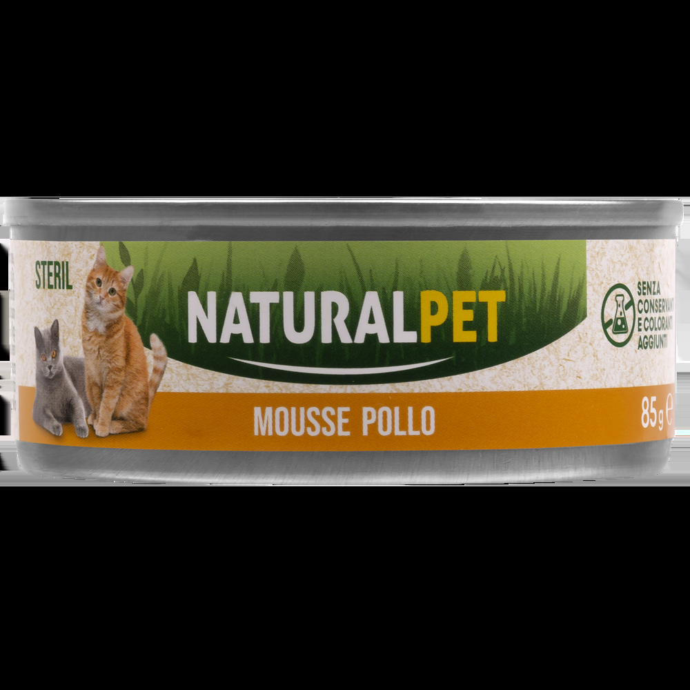 Naturalpet Cat Sterilised Mousse al pollo 85gr 000143901 Offerta esclusiva