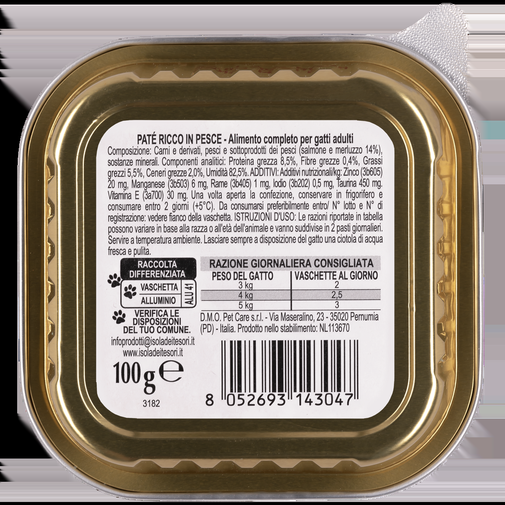 Naturalpet Cat Adult Paté con Salmone 100gr 000143771 Black Friday