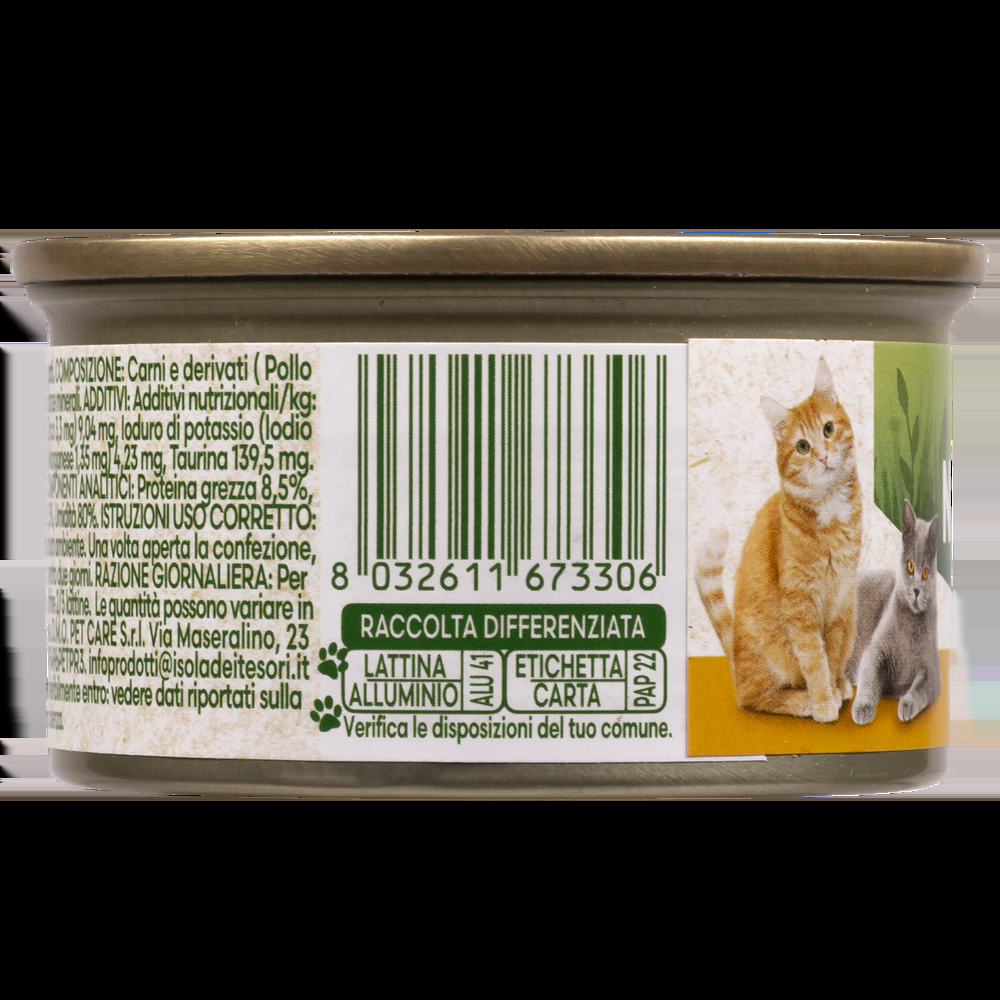 Naturalpet Cat Adult Mousse con Pollo 85 gr 000142371 Offerta per la Festa della Mamma