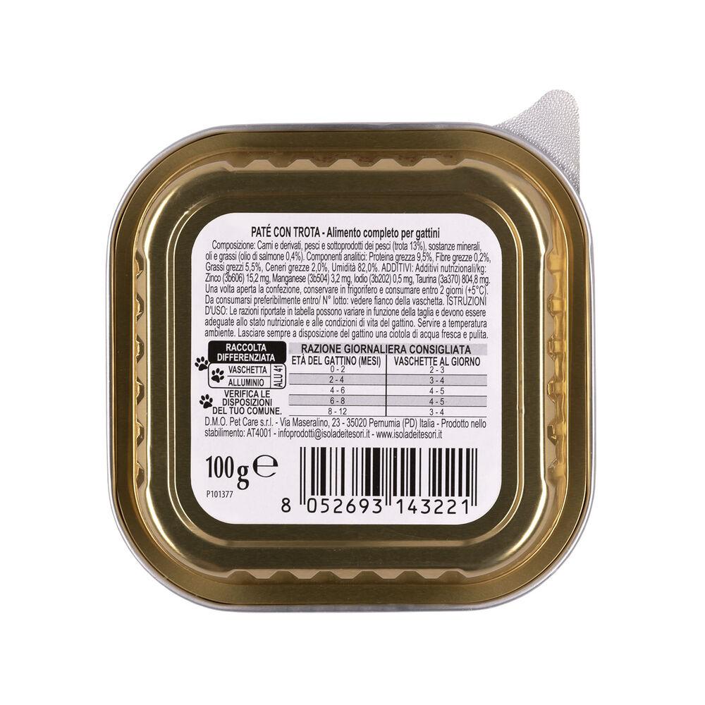 Naturalpet Prime Orme Kitten Paté con trota 100gr 000143777 Offerta San Valentino