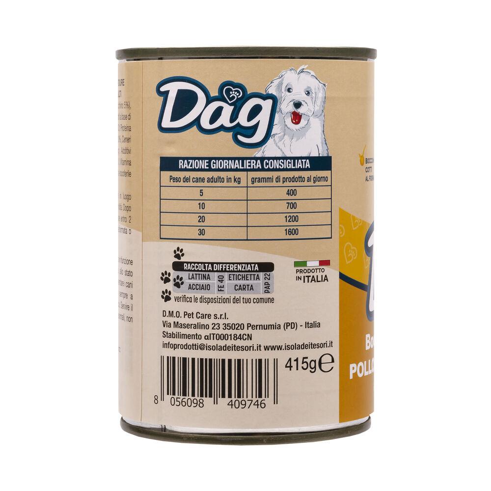 Dag Dog Adult All Breeds Pollo tacchino e verdure 415 gr 000126787 Vendita calda