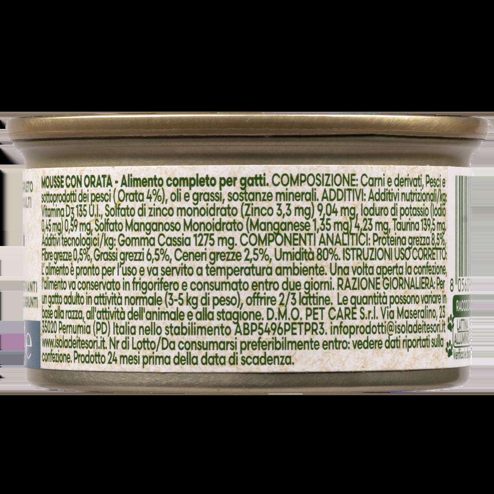 Naturalpet Cat Adult Mousse con Orata 85 gr 000143680 Offerta migliore