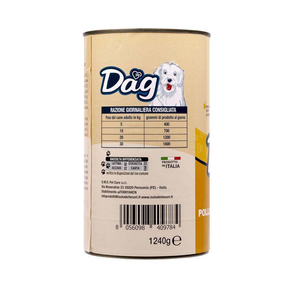 Dag Dog Adult All Breeds Pollo tacchino e verdure 1240 gr 000126791 Online Outlet