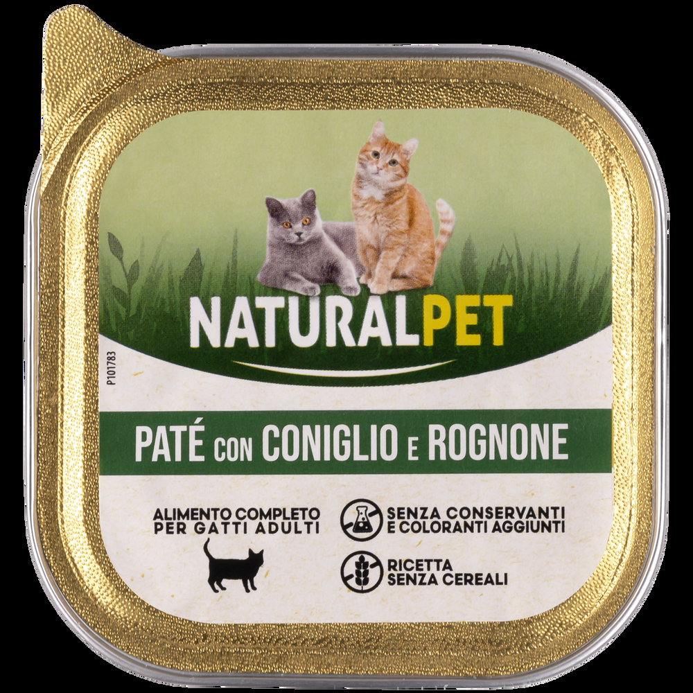 Naturalpet Cat Adult Paté con Coniglio e Rognone 100gr 000504506