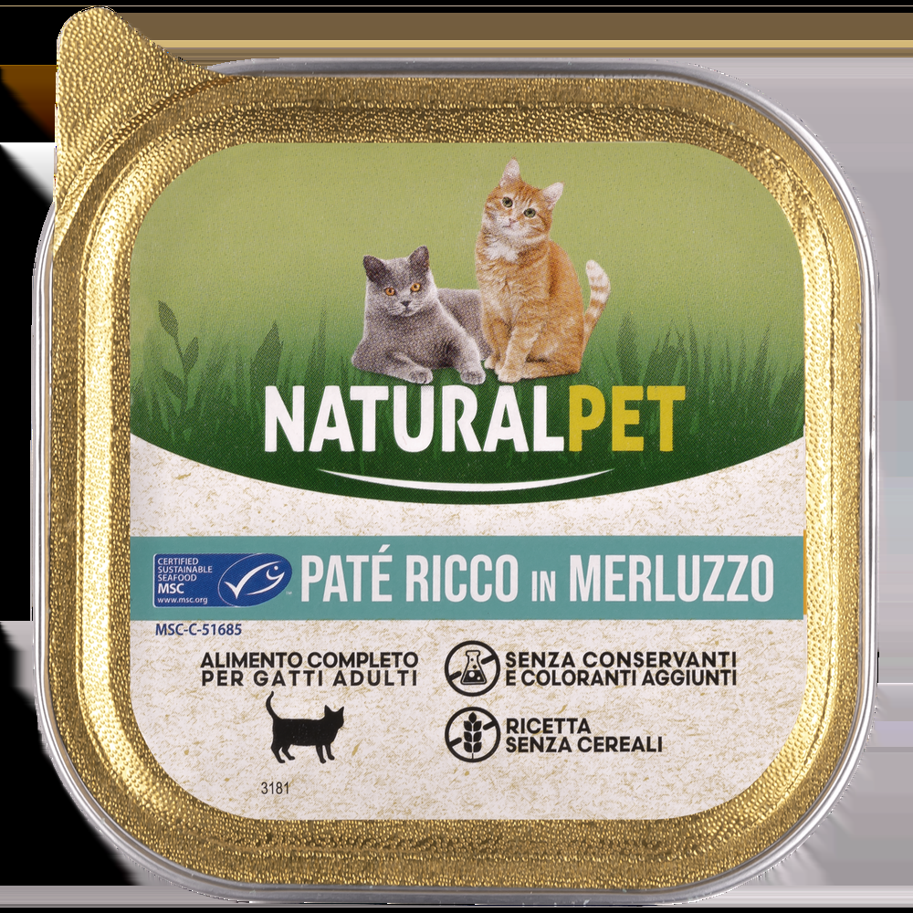 Nauralpet Cat Paté ricco in Merluzzo 100 gr 000143773 Offerte esclusive